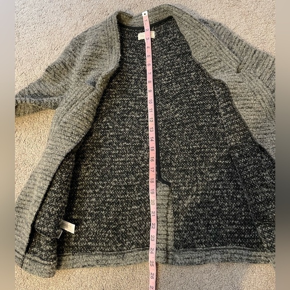LOU & GRAY Women’s Gray Boucle Open Wool Blend Jacket - Size Small - Picture 11 of 11